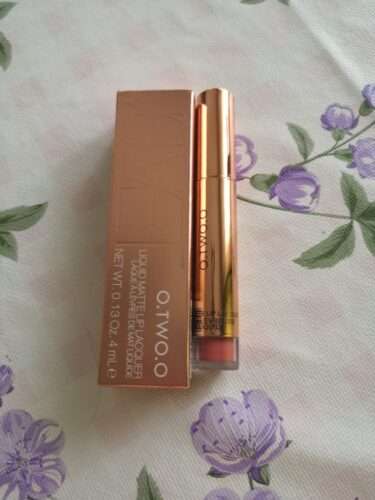 O.TWO.O Velvet Matte Liquid Lipstick Copper Packing photo review